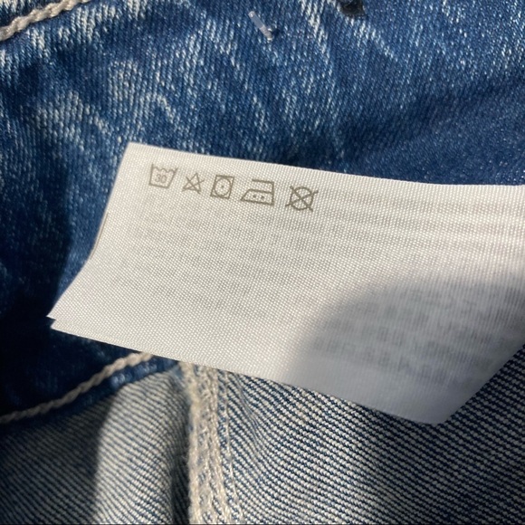 ABERCROMBIE & FITCH Sz 25 Vintage Belted Patch Pockets Y2K Jeans - Picture 6 of 7